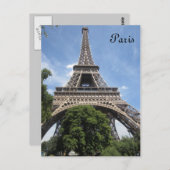 Paris Postcard Postkarte (Vorne/Hinten)