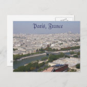 Paris Postcard Postkarte (Vorne/Hinten)