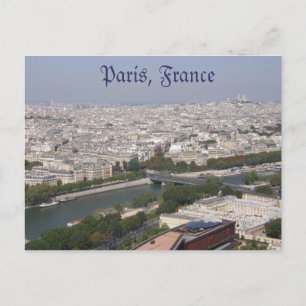 Paris Postcard Postkarte
