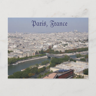 Paris Postcard Postkarte