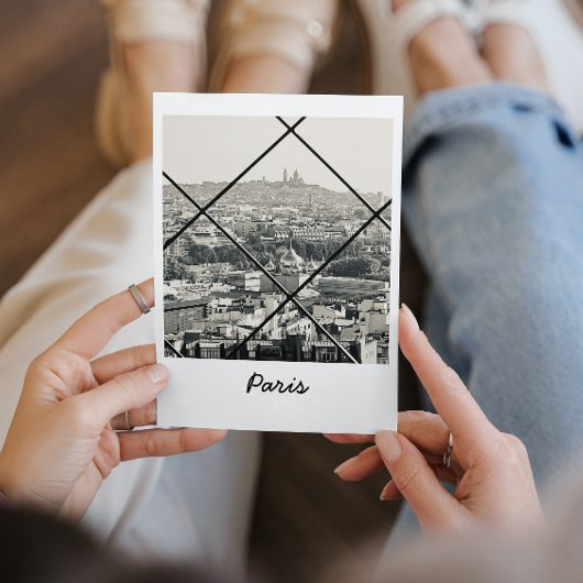Paris Postcard Postkarte