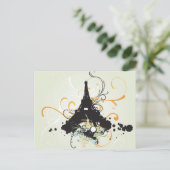 Paris Postcard Postkarte (Stehend Vorderseite)