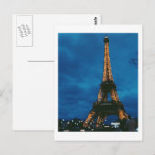 Paris Postcard Postkarte (Vorne/Hinten)