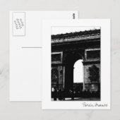 Paris Postcard Postkarte (Vorne/Hinten)