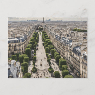 Paris Postcard Postkarte