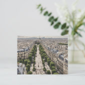 Paris Postcard Postkarte (Stehend Vorderseite)