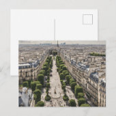 Paris Postcard Postkarte (Vorne/Hinten)