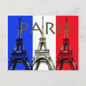 Paris Postcard Postkarte (Vorderseite)