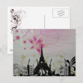 Paris Postcard Postkarte (Vorne/Hinten)
