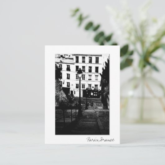 Paris Postcard Postkarte (Stehend Vorderseite)