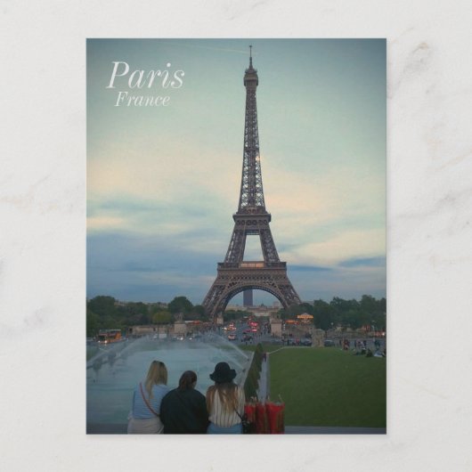 Paris Postcard Postkarte (Vorderseite)
