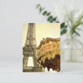 Paris Postcard Postkarte (Stehend Vorderseite)