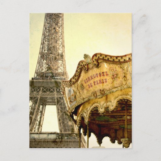 Paris Postcard Postkarte (Vorderseite)