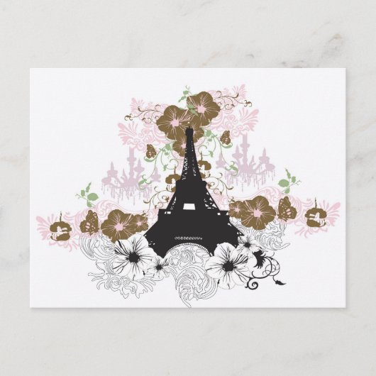 Paris Postcard Postkarte (Vorderseite)