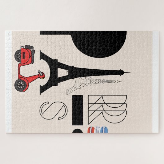 PARIS POSTCARD PUZZLE (Horizontal)