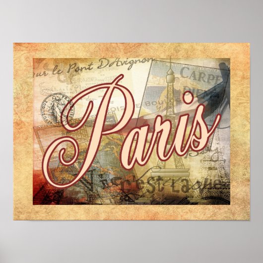Paris Poster (Vorne)