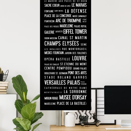 Paris Poster (Heimbüro)