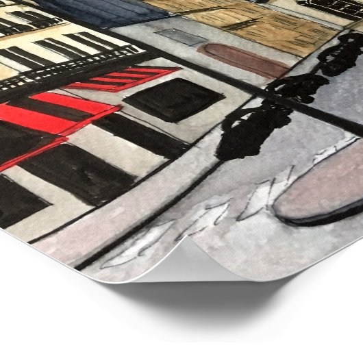 ‚Paris‘ Poster (Ecke)