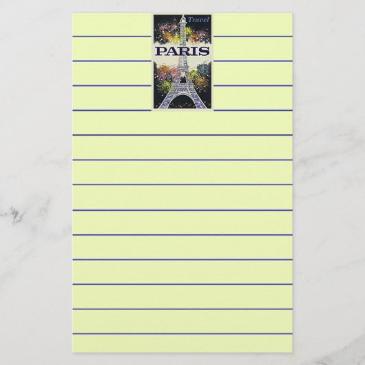 Paris: Poster Briefpapier (Vorderseite)