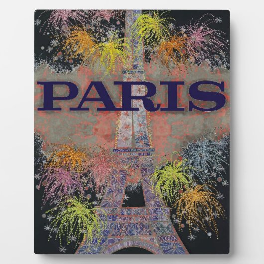 Paris: Poster Fotoplatte (Vorderseite)