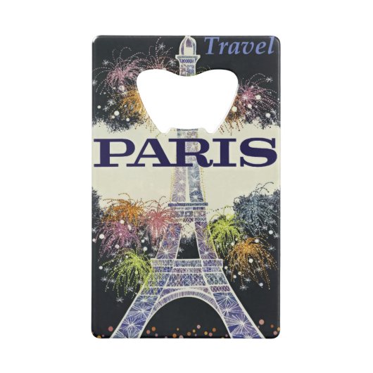 Paris: Poster Geldbeutel Flaschenöffner (Rückseite)