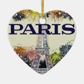 Paris: Poster Keramik Ornament (Vorne)