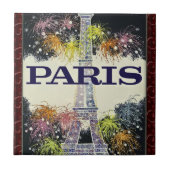 Paris: Poster Keramik Tile Fliese (Vorderseite)