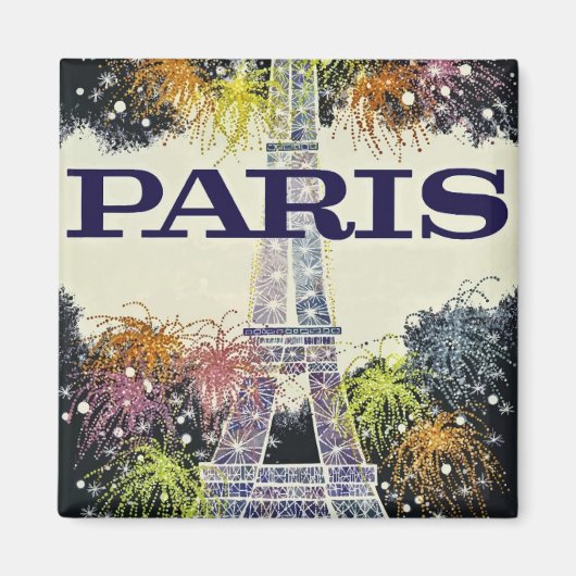 Paris: Poster Magnet (Vorne)