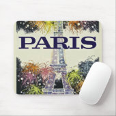 Paris: Poster Mousepad (Mit Mouse)