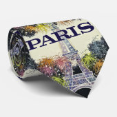 Paris: Poster Neck Tie Krawatte (Gerollt)