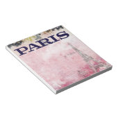 Paris: Poster Notepad Notizblock (angewinkelt)