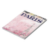 Paris: Poster Notepad Notizblock (Rotiert)