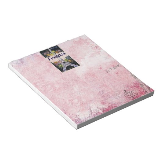 Paris: Poster Notizblock (angewinkelt)