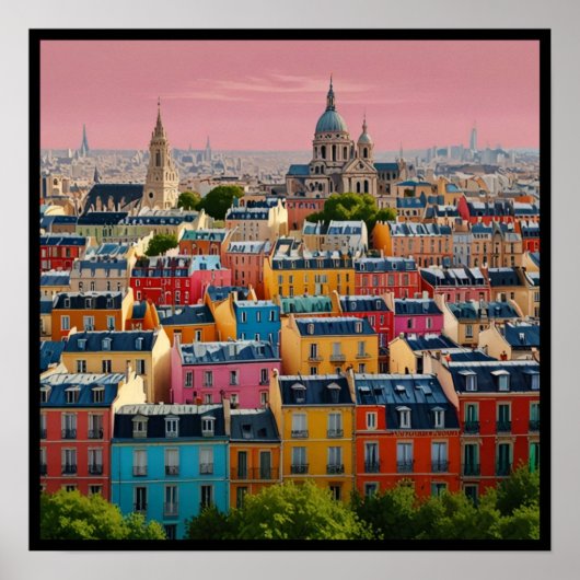 Paris-Poster Poster (Vorne)