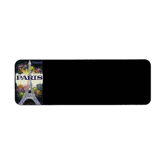 Paris: Poster-Rücksendeadresse (Vorne)