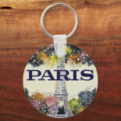 Paris: Poster-Schlüsselanhänger Schlüsselanhänger (Vorderseite)