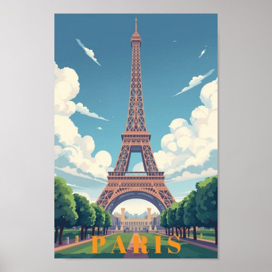 Paris Poster Wall Art (Vorne)