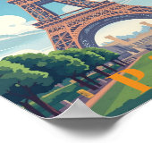Paris Poster Wall Art (Ecke)