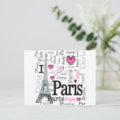 Paris Postkarte (Stehend Vorderseite)