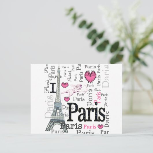 Paris Postkarte (Stehend Vorderseite)