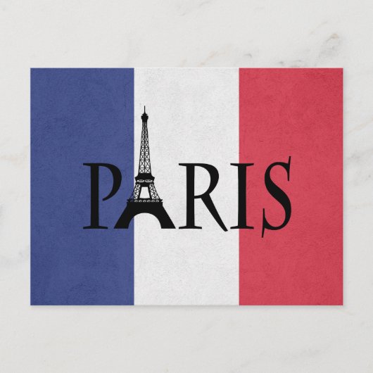 Paris Postkarte (Vorderseite)