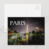 Paris Postkarte (Vorne/Hinten)
