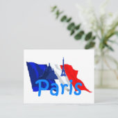 PARIS Postkarte (Stehend Vorderseite)