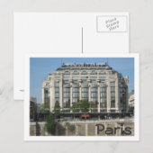 Paris Postkarte (Vorne/Hinten)