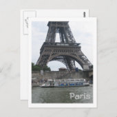 Paris Postkarte (Vorne/Hinten)