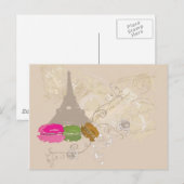 Paris Postkarte (Vorne/Hinten)