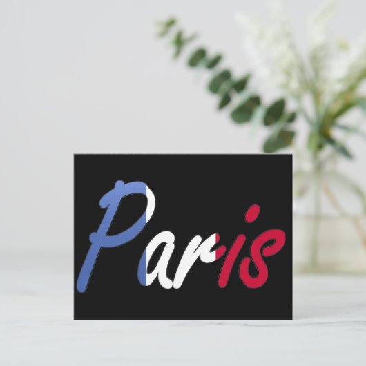 Paris Postkarte (Stehend Vorderseite)