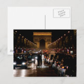 Paris Postkarte (Vorne/Hinten)