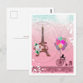 Paris Postkarte (Vorne/Hinten)