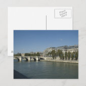 Paris Postkarte (Vorne/Hinten)
